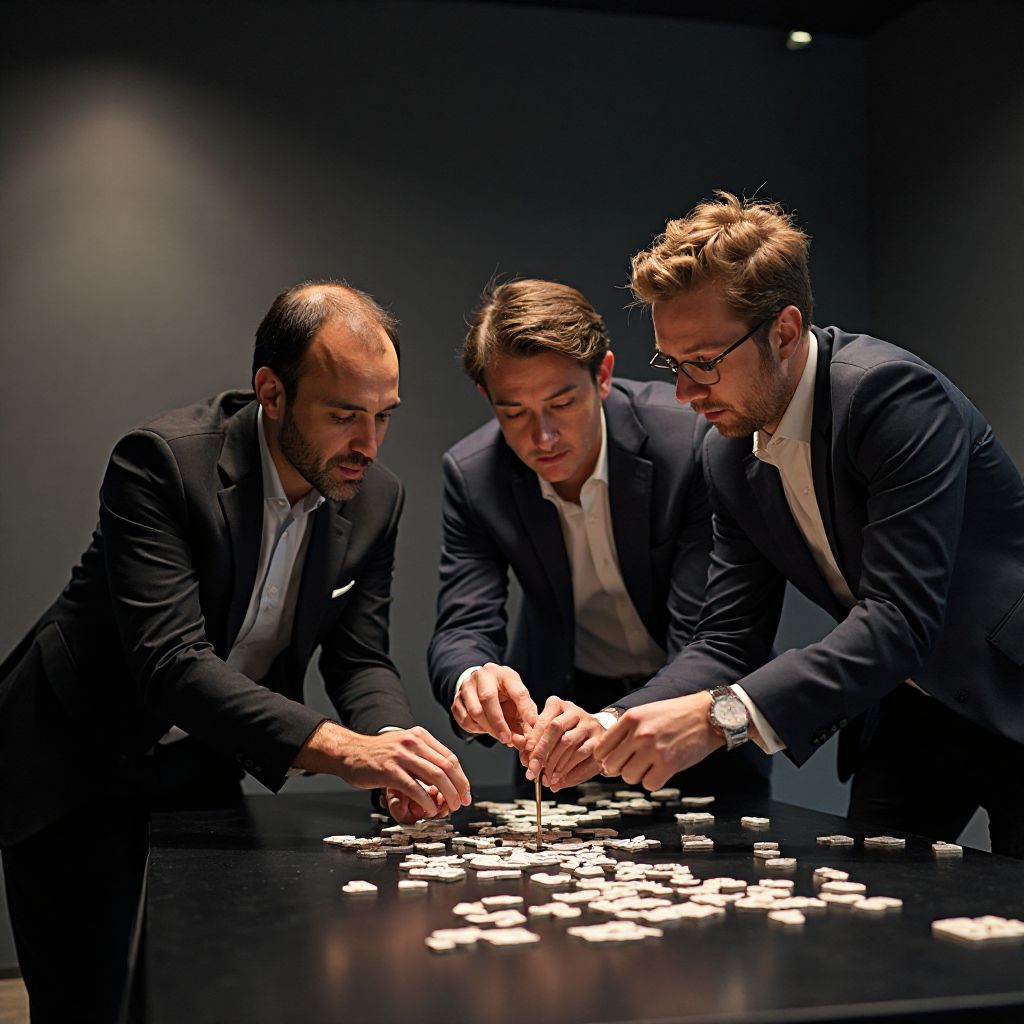 Corporate team building session at Brain Teaser LA